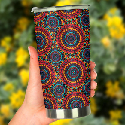 Bohemian Mandala Style Print Tumbler