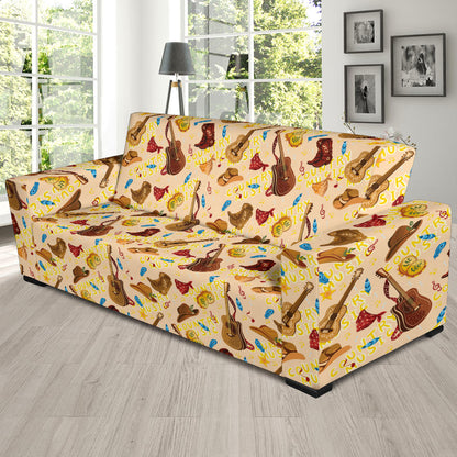 Western Lifestyle Print Design LKS303 Sofa Slipcover