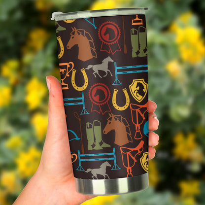 Equestrian Equipment Horse Colorful Tumbler