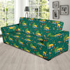 Camping Camper Pattern Print Design 06 Sofa Slipcover