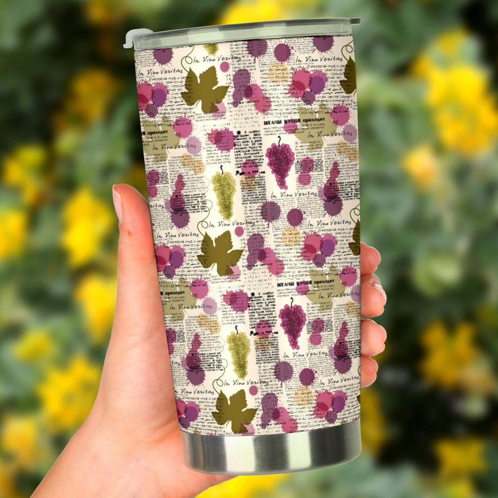 Wine Style Design Print Tumbler