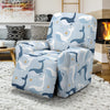 Whale Print Design LKS305 Recliner Slipcover