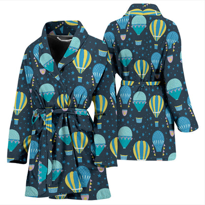 Ballon Pattern Print Design 06 Women Bathrobe