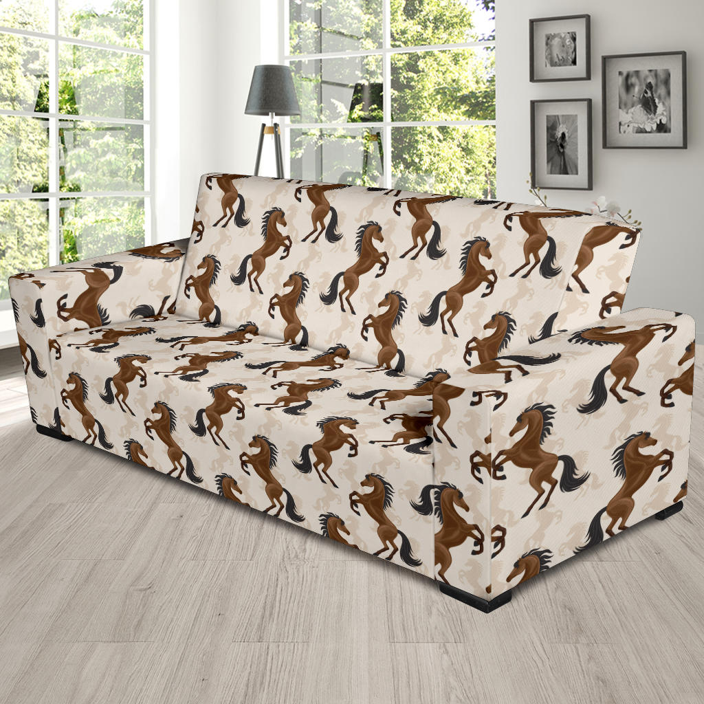 Horse Print Design LKS308 Sofa Slipcover