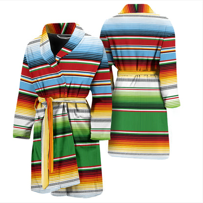 Serape Print Design LKS302 Men Bathrobe