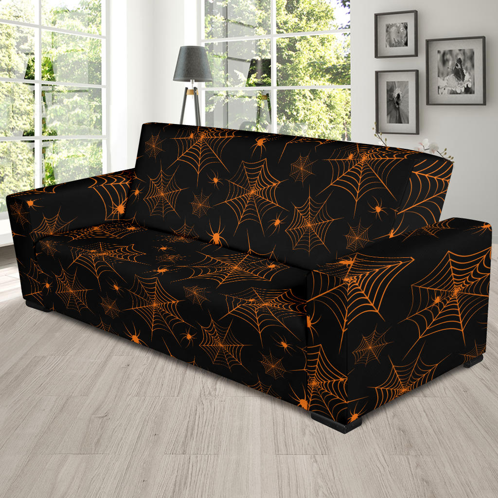 Spider Web Print Design LKS306 Sofa Slipcover