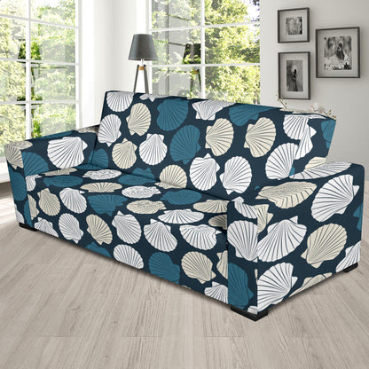 Seashell Print Design LKS3013 Sofa Slipcover