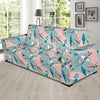 Kayak Pattern Print Design 05 Sofa Slipcover