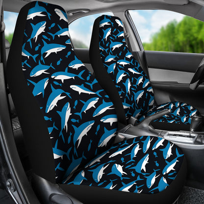 Shark Print Design LKS303 Car Seat Covers