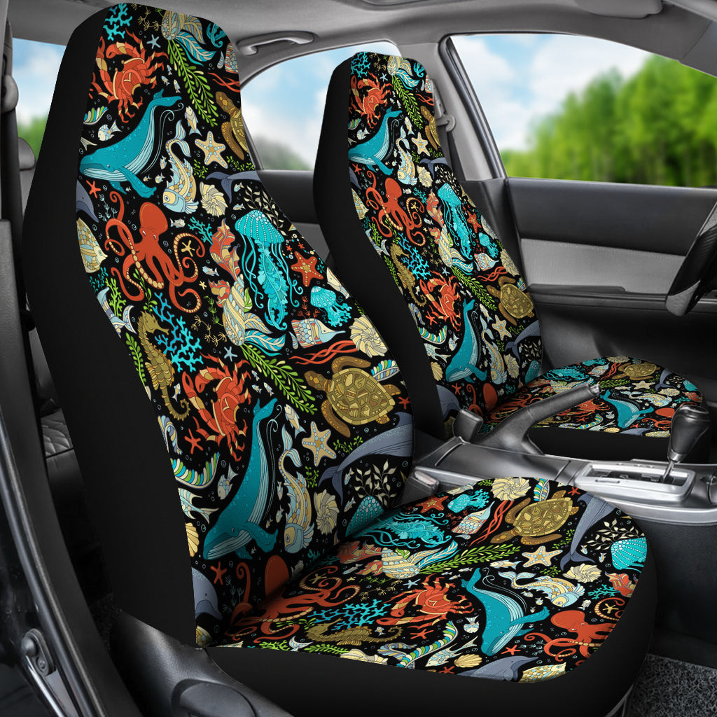 Underwater Animal Print Design LKS301 Car Seat Covers