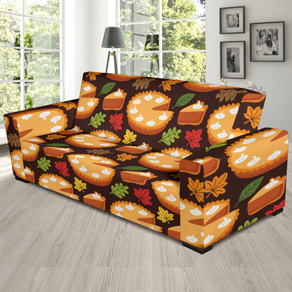 Pie Pattern Print Design A03 Sofa Slipcover