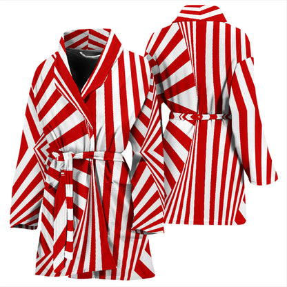 Vortex Print Design LKS304 Women Bathrobe