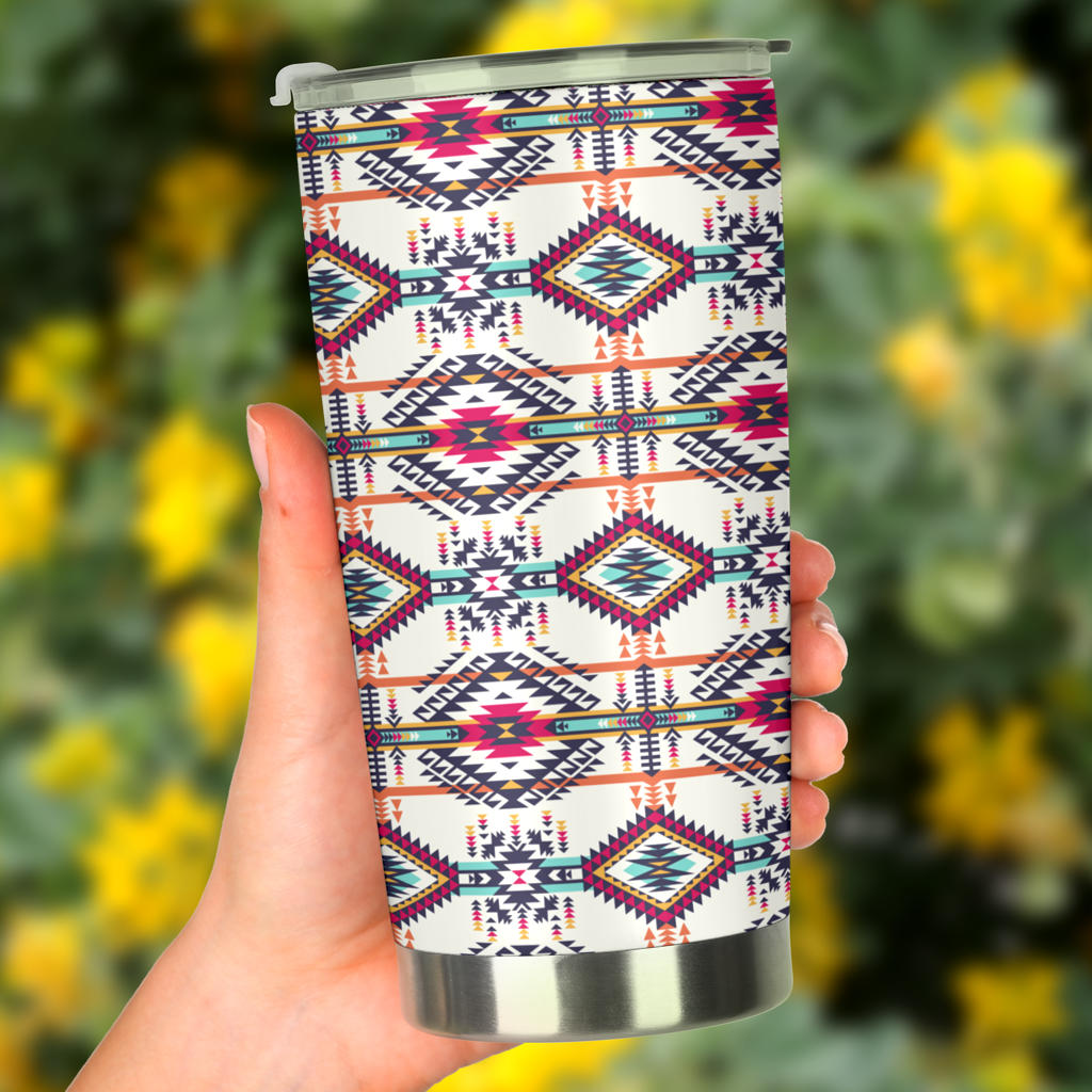 Indian Navajo Art Themed Design Print Tumbler