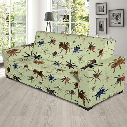 Tarantula Pattern Print Design 02 Sofa Slipcover