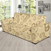 Peanut Pattern Print Design A02 Sofa Slipcover