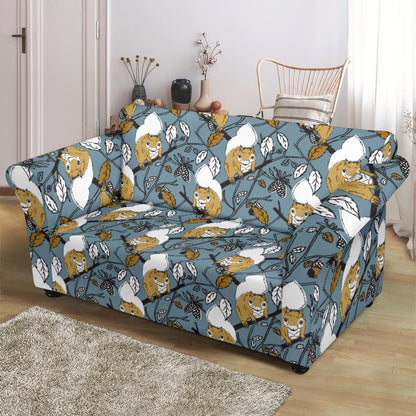 Squirrel Print Design LKS305 Loveseat Couch Slipcover