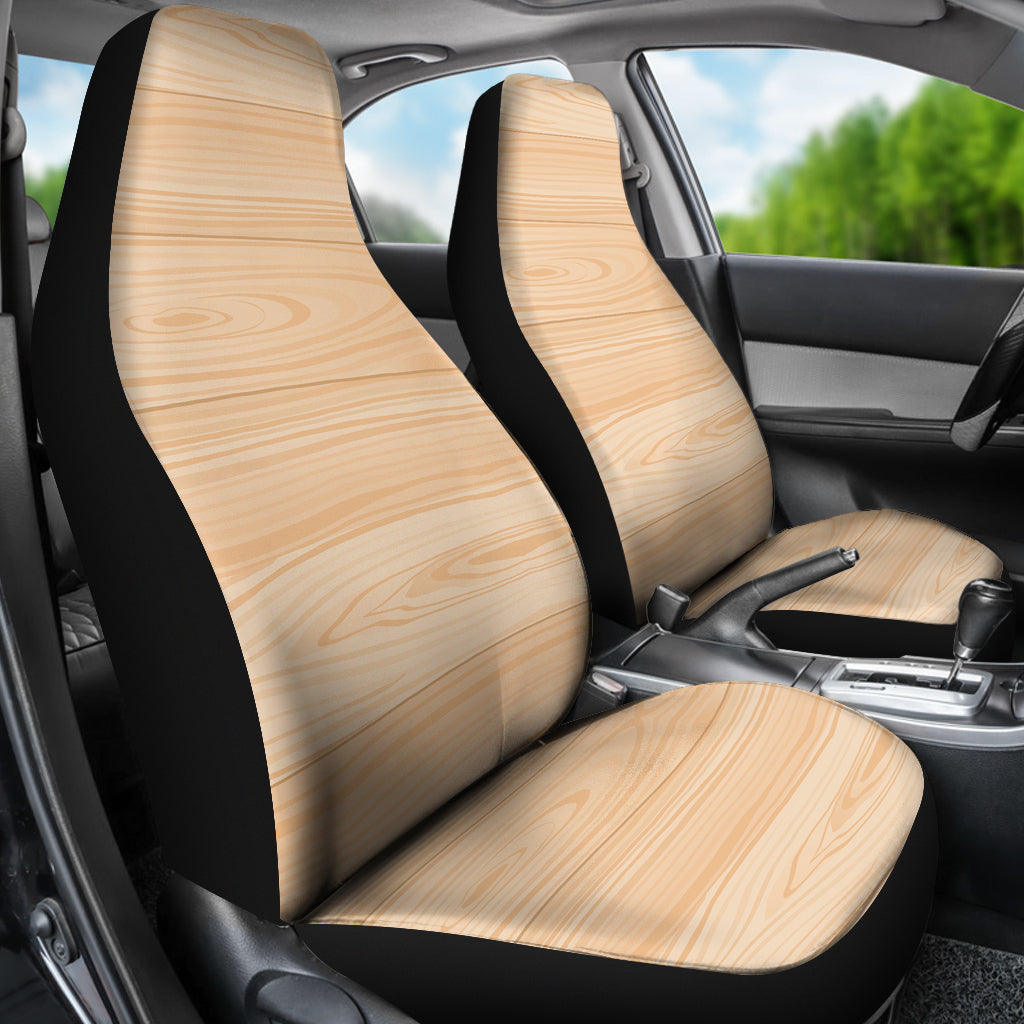 Wood Texture Print Design LKS302 Car Seat Covers