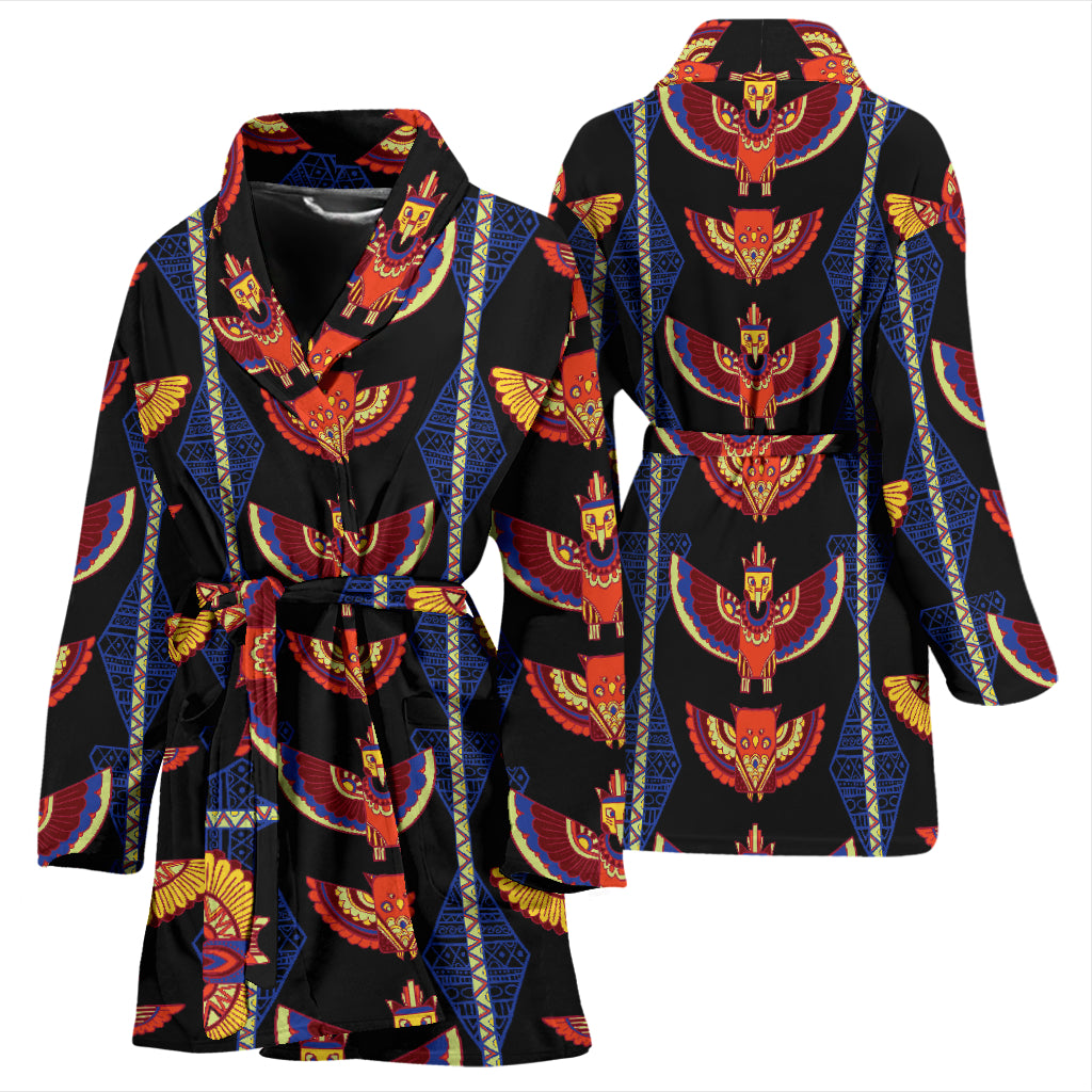Totem Print Design LKS301 Women Bathrobe