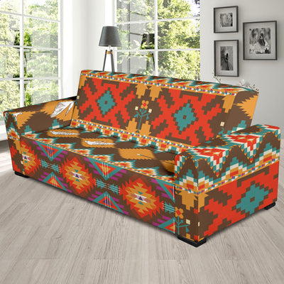 Native Pattern Print Design A01 Sofa Slipcover