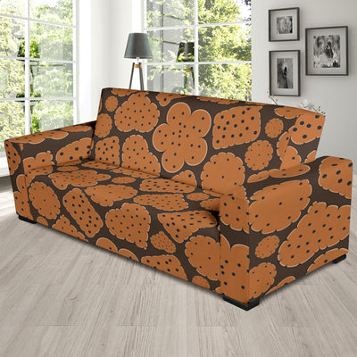 Cracker Pattern Print Design 01 Sofa Slipcover