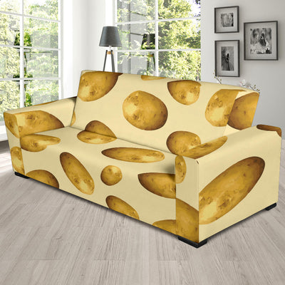 Potato Pattern Print Design A01 Sofa Slipcover