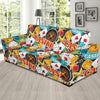 Casino Pattern Print Design 03 Sofa Slipcover