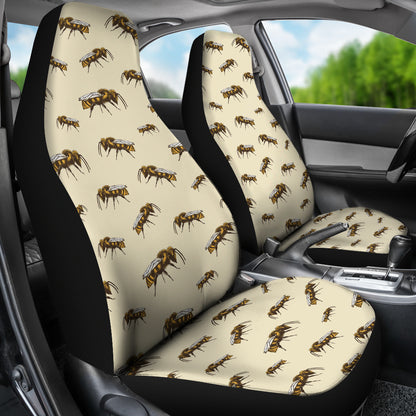 Bee Print Design LKS306 Car Seat Covers