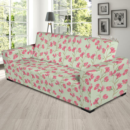 Sweet Pea Print Design LKS301 Sofa Slipcover
