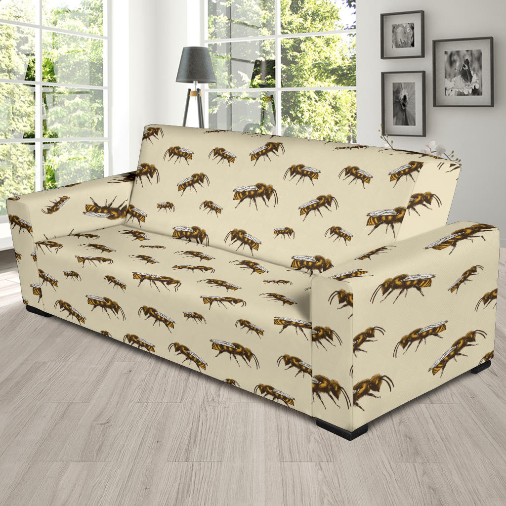 Bee Print Design LKS306 Sofa Slipcover