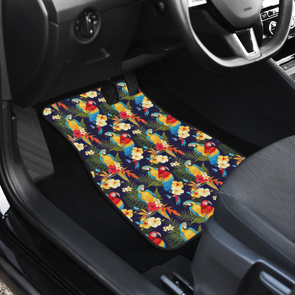 Parrot Themed Design Car Floor Mats Front Back