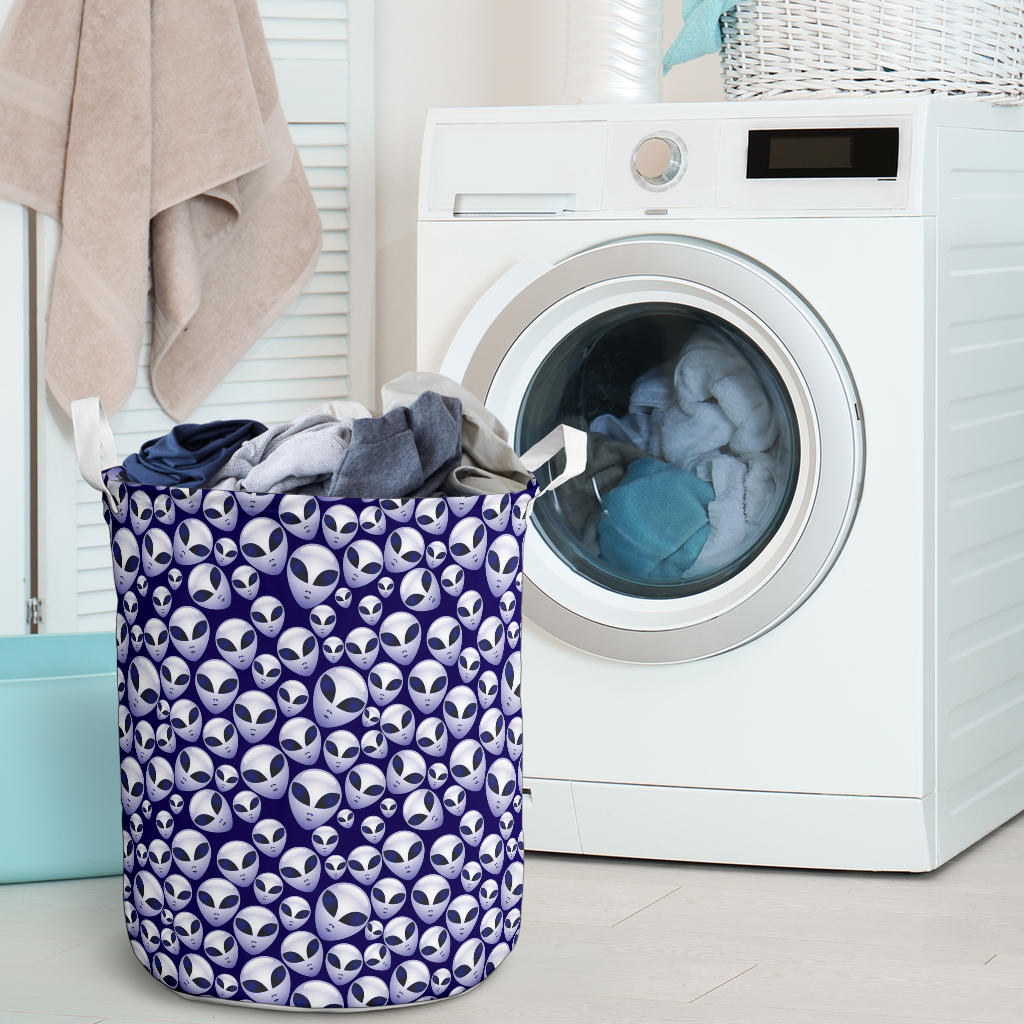 Alien Head Extraterrestrial Laundry Basket