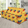 Acting Mask Pattern Print Design 02 Sofa Slipcover