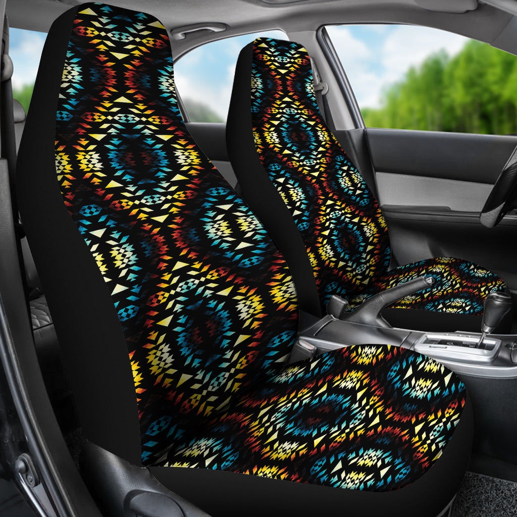Tribal Pattern Print Design LKS309 Car Seat Covers