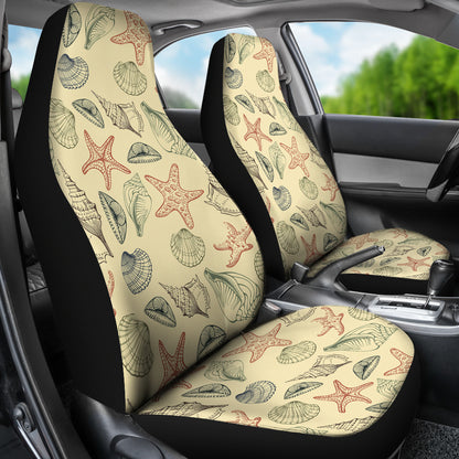 Seashell Print Design LKS305 Car Seat Covers