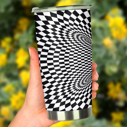 Optical illusion Projection Torus Tumbler