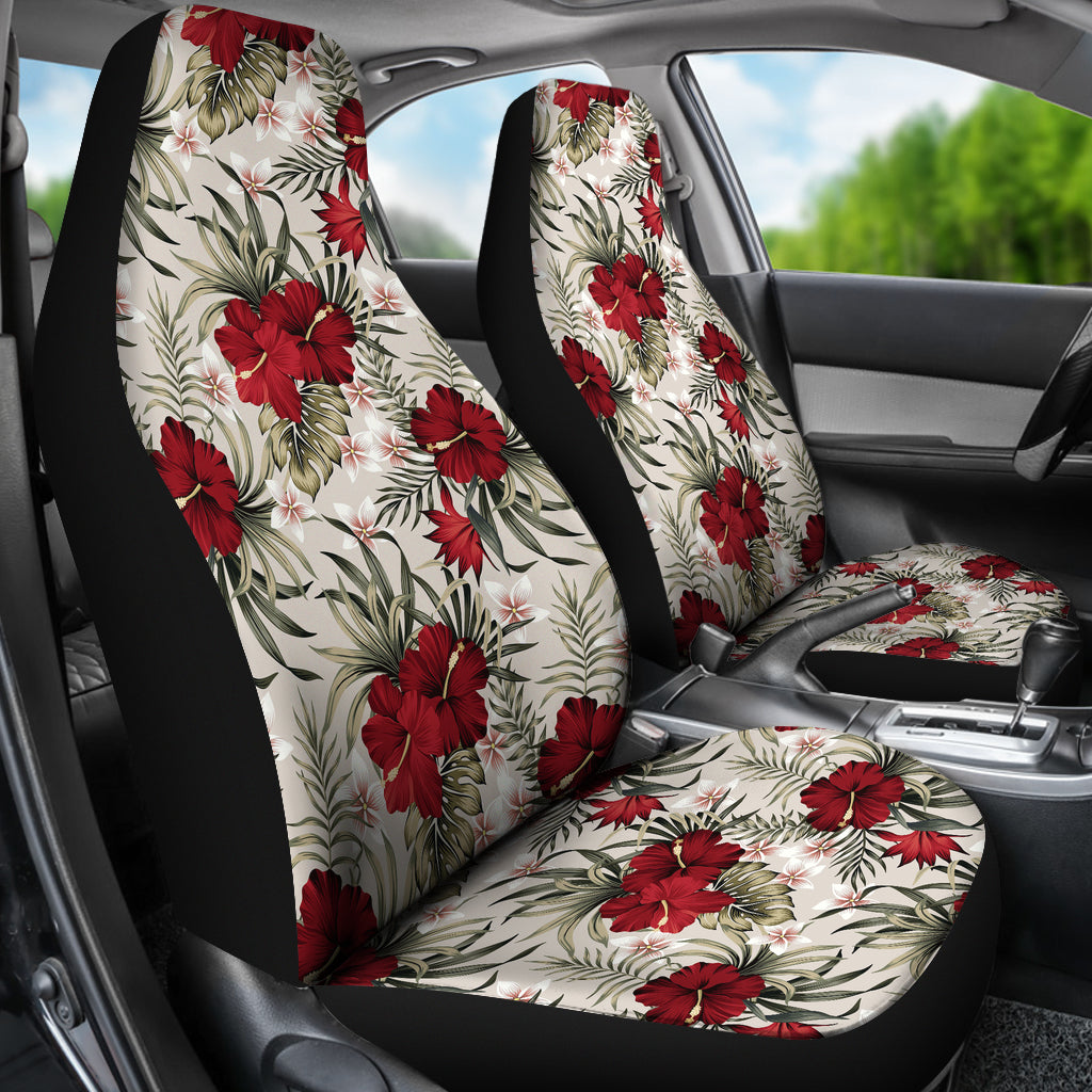 Hibiscus Print Design LKS3011 Car Seat Covers