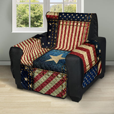 American flag Patchwork Design Recliner Cover Protector