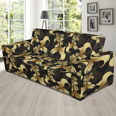 Goldfish Pattern Print Design 02 Sofa Slipcover