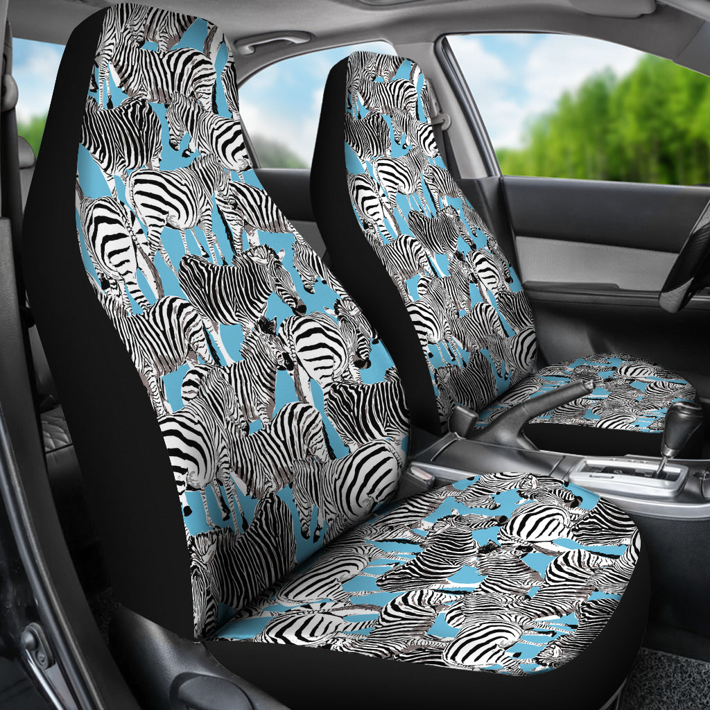 Zebra Print Design LKS305 Car Seat Covers