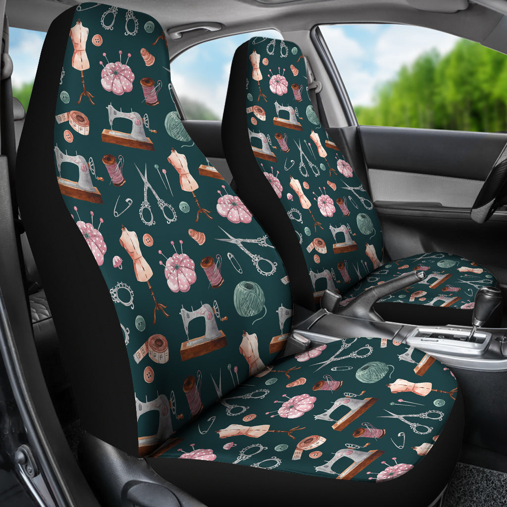 Sewing Equipment Print Design LKS307 Car Seat Covers