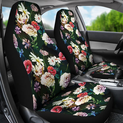 Summer Floral Print Design LKS303 Car Seat Covers