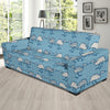 Emu Pattern Print Design 01 Sofa Slipcover