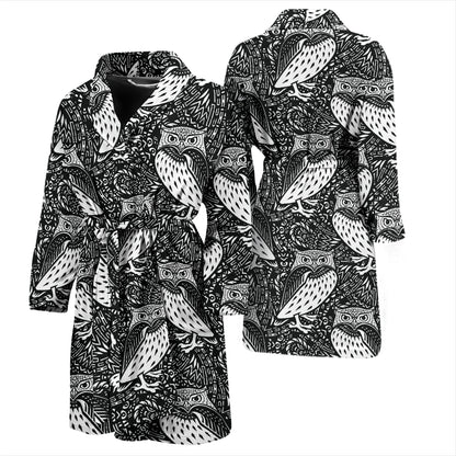 Tribal Pattern Print Design LKS308 Men Bathrobe