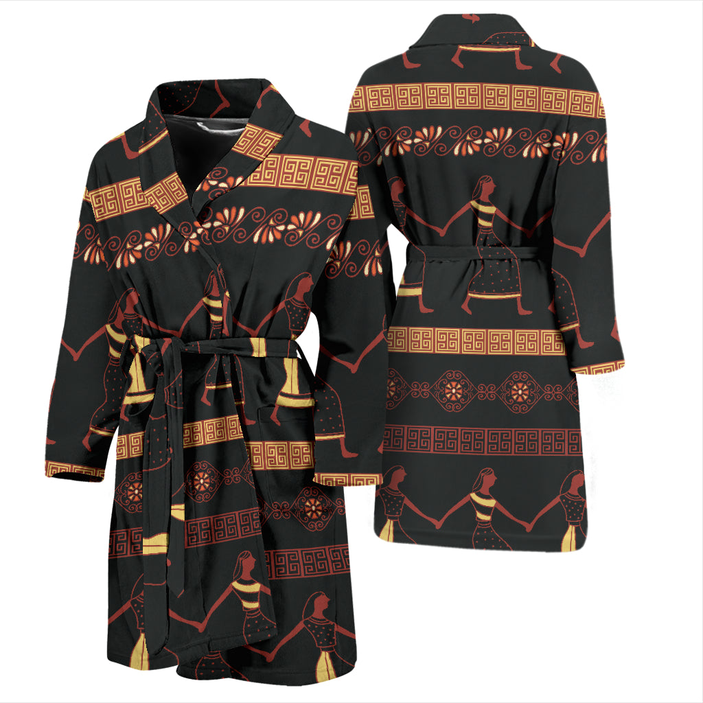 Ancient Greek Human Print Design LKS306 Men Bathrobe
