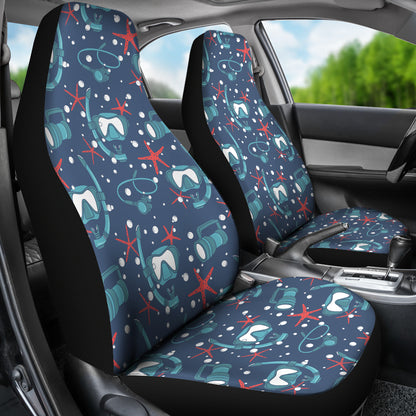 Scuba Equipment Print Design LKS302 Car Seat Covers