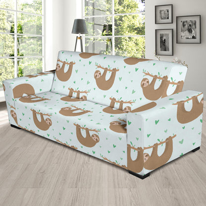 Sloth Print Design LKS308 Sofa Slipcover