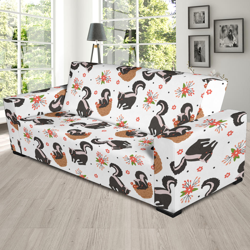 Skunk Print Design LKS304 Sofa Slipcover