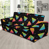 Rainbow Watermelon Pattern Print Design A04 Sofa Slipcover