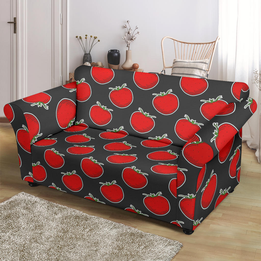 Tomato Print Design LKS306 Loveseat Couch Slipcover