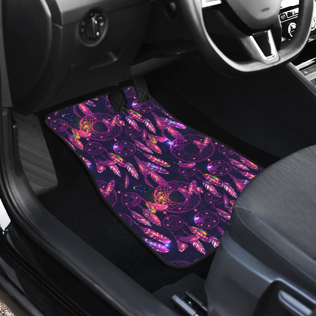 Dream catcher neon Car Floor Mats Front Back